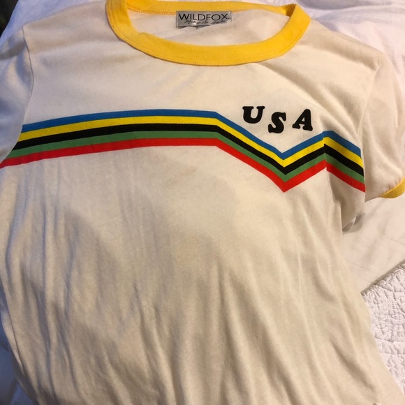 USA Ringer Stripe Tee - Picture 5 of 6